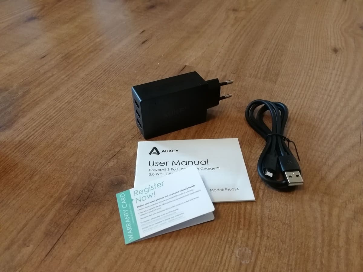 AUKEY PowerAll 3 Port USB Wall Charger