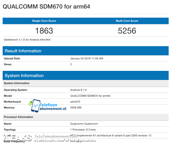 Qualcomm Snapdragon 670