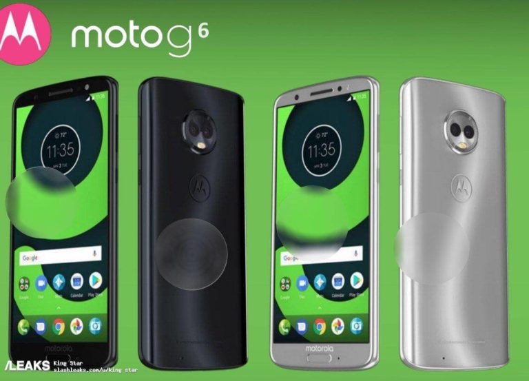Moto G6-Reihe zeigt sich auf Bildern