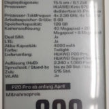 Huawei P20 Pro Android Smartphone