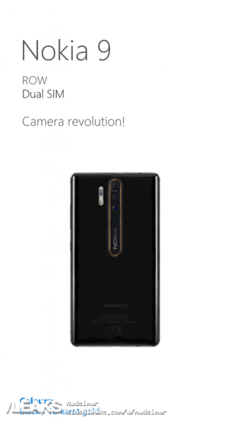 Nokia 9 Android Smartphone