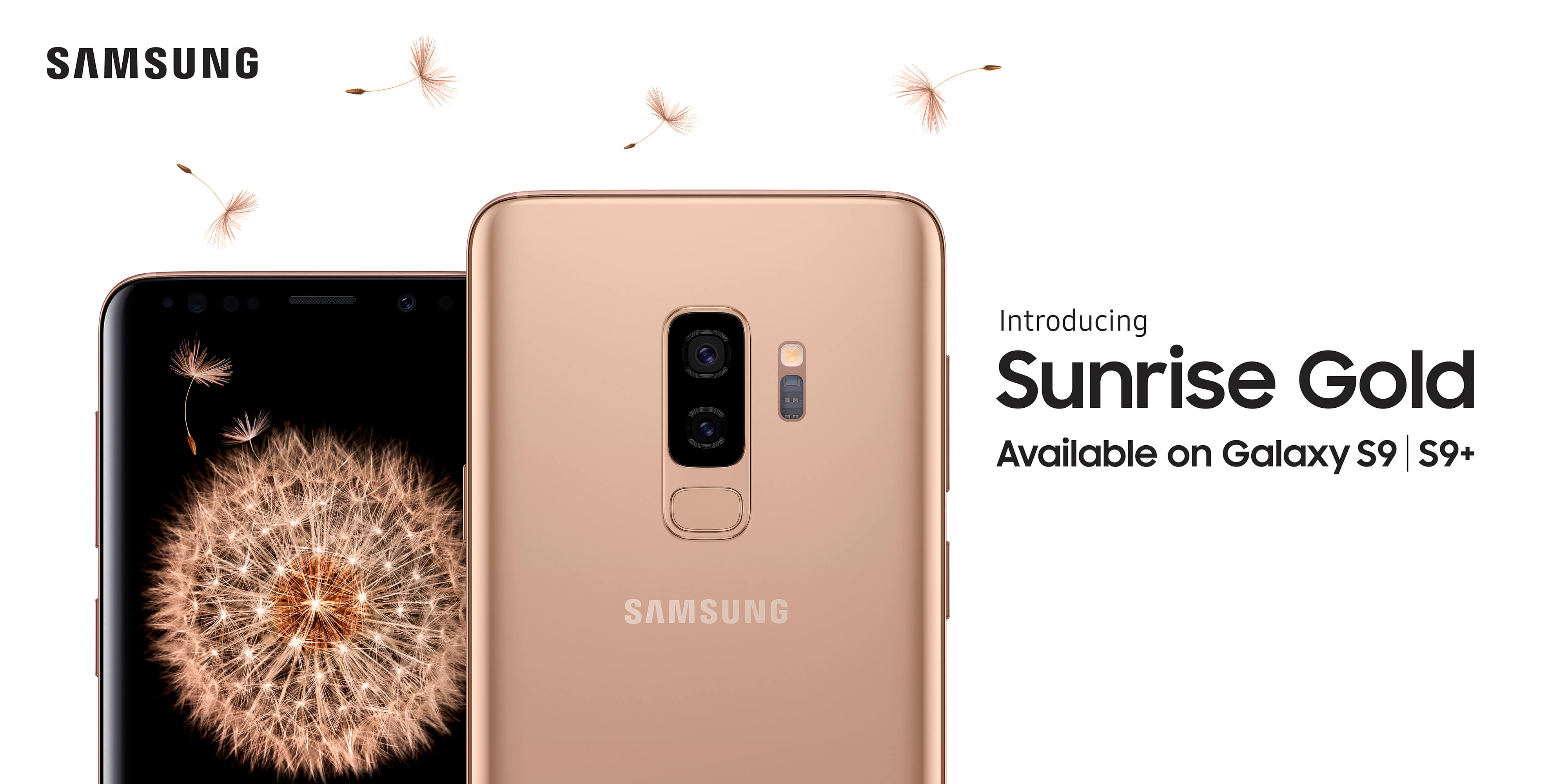 Samsung Galaxy S9 und Galaxy S9+ Sunrise Gold