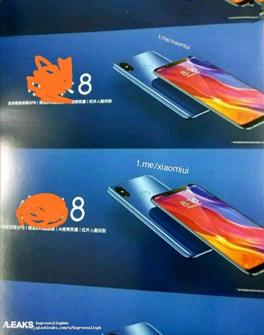 Xiaomi Mi 8 Werbeplakat