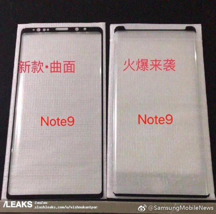 Samsung Galaxy Note 9 Displayschutz