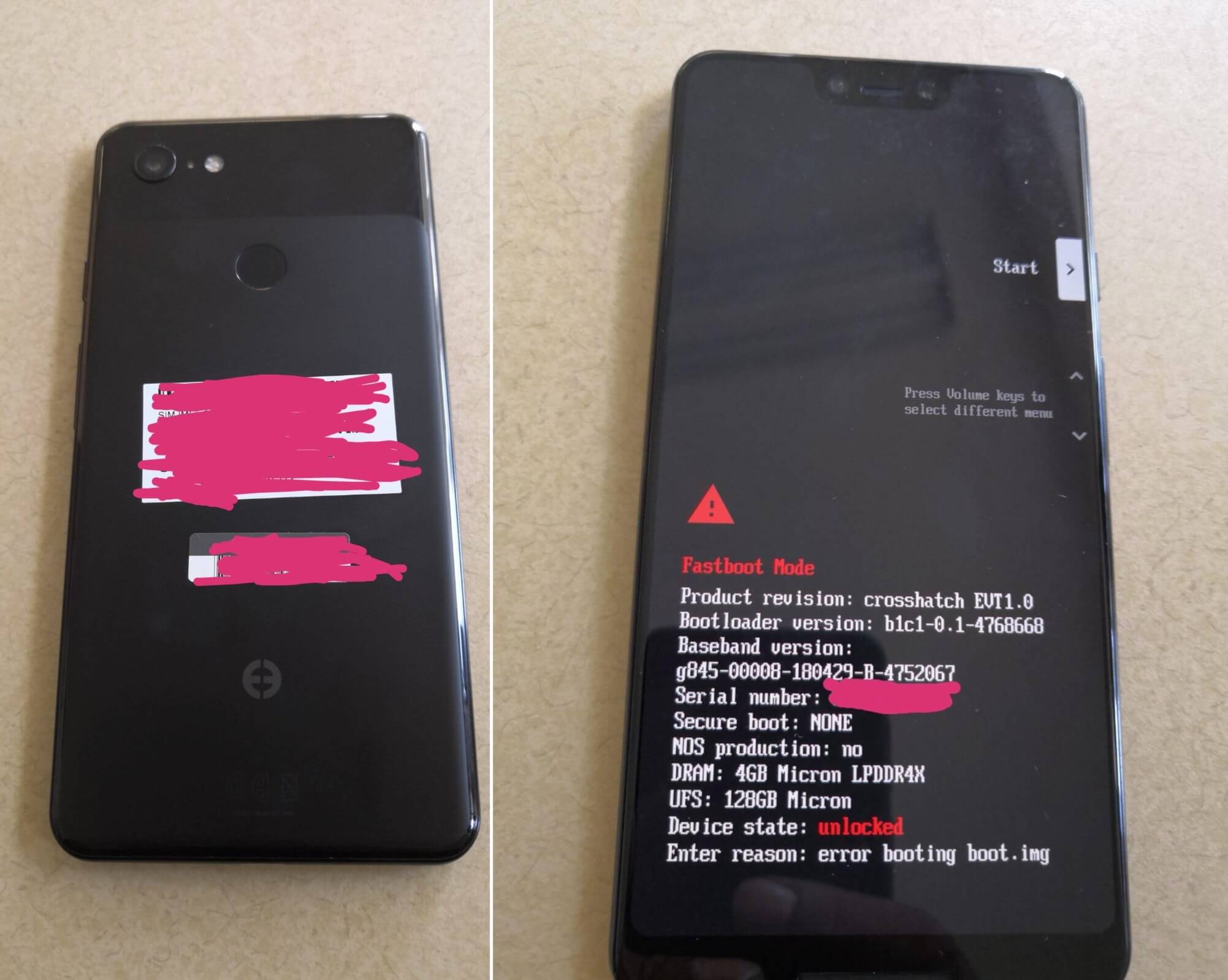 Google Pixel 3 XL Leak