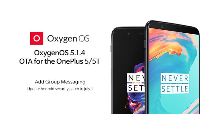 OnePlus 5 und OnePlus 5T OxygenOS 5.1.4 Update verfügbar