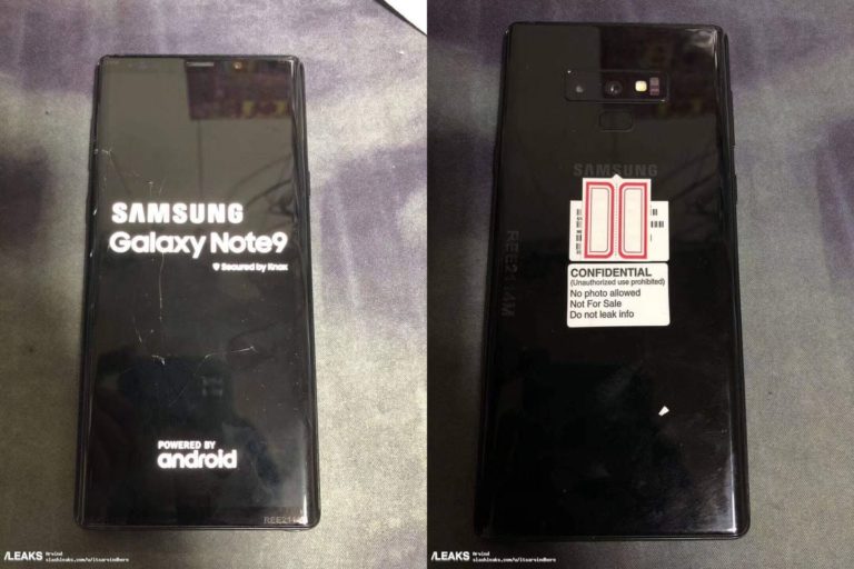 Samsung Galaxy Note 9 in freier Wildbahn