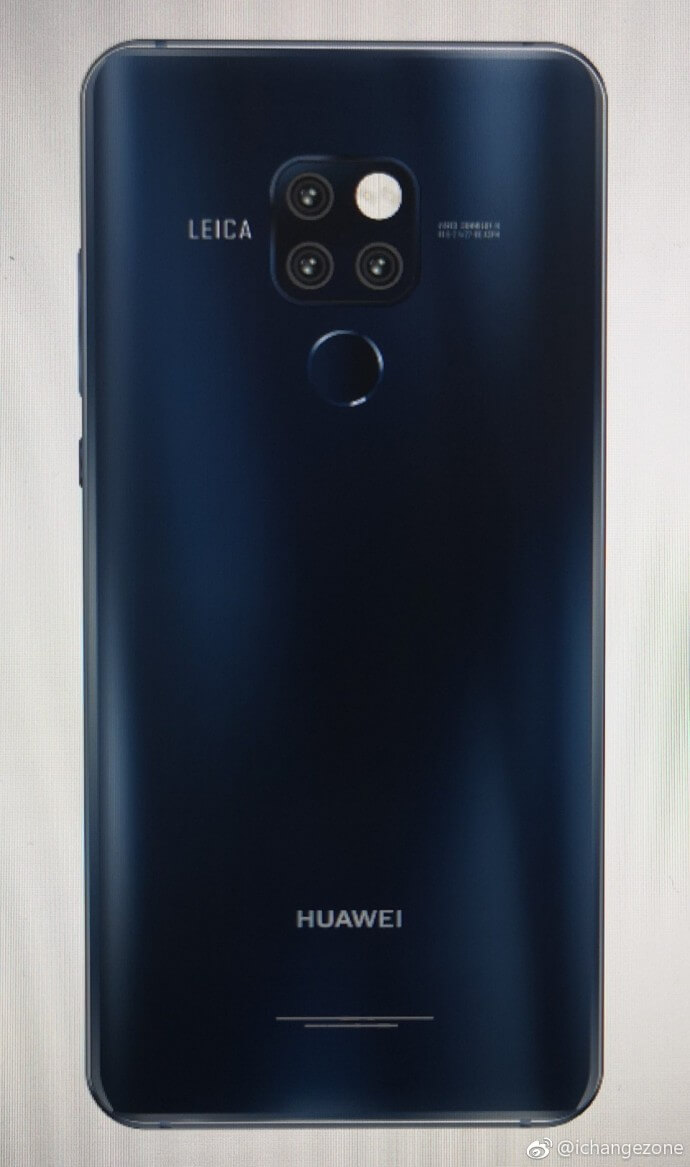 Huawei Mate 20 Pro Render Leak