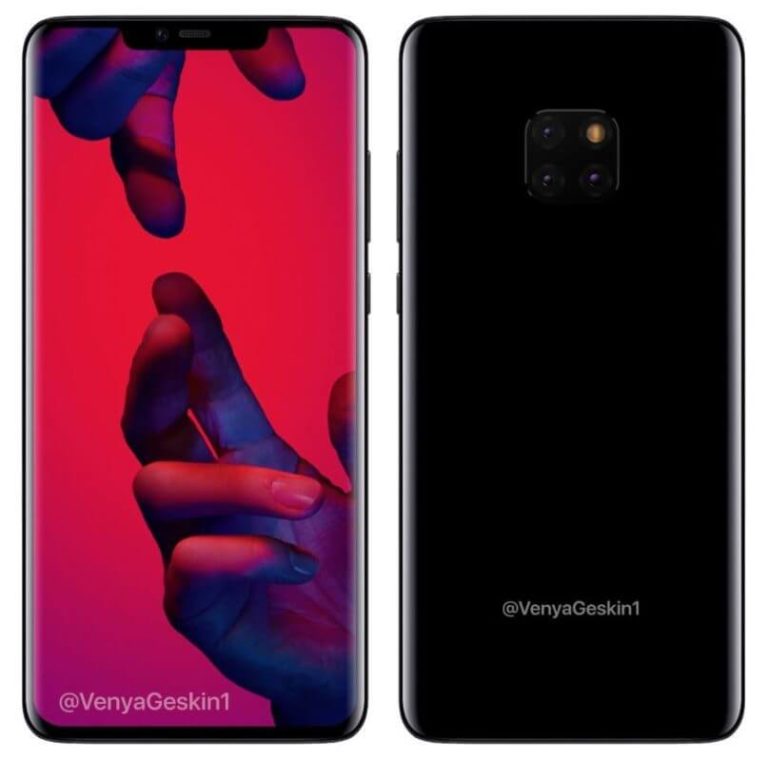 Huawei Mate 20 Pro Render Leak