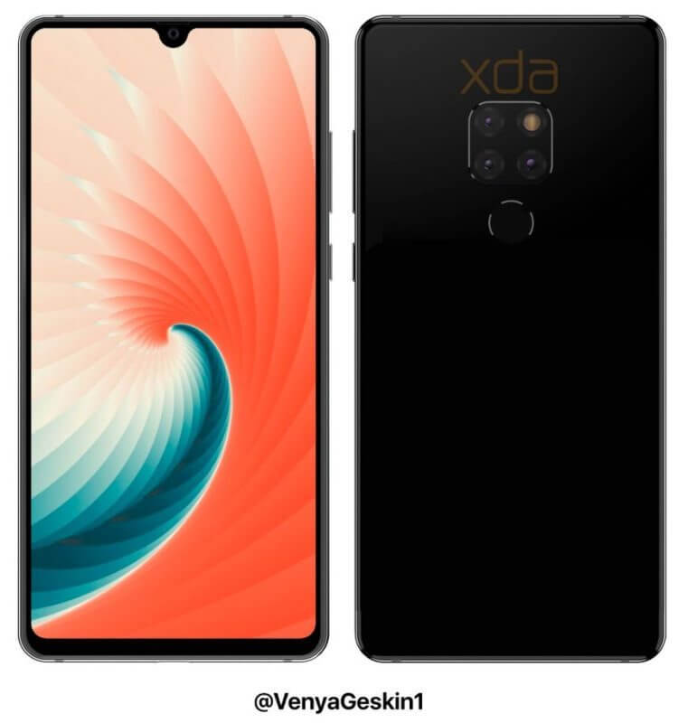 Huawei Mate 20 Render Leak