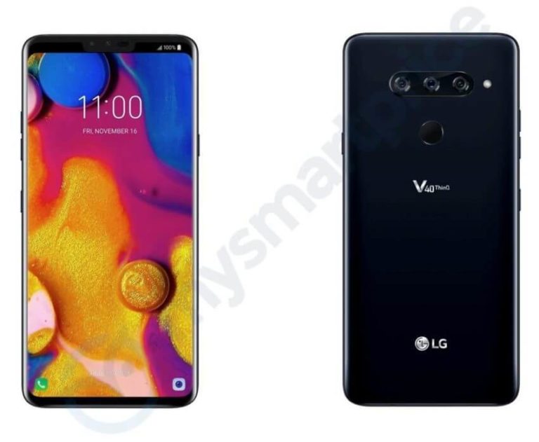 LG V40 ThinQ Leak