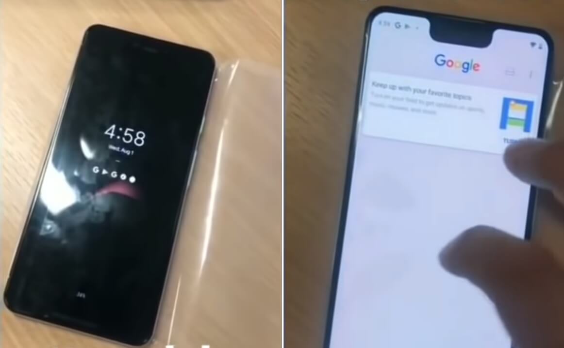 Google Pixel 3 XL Hands-On Video