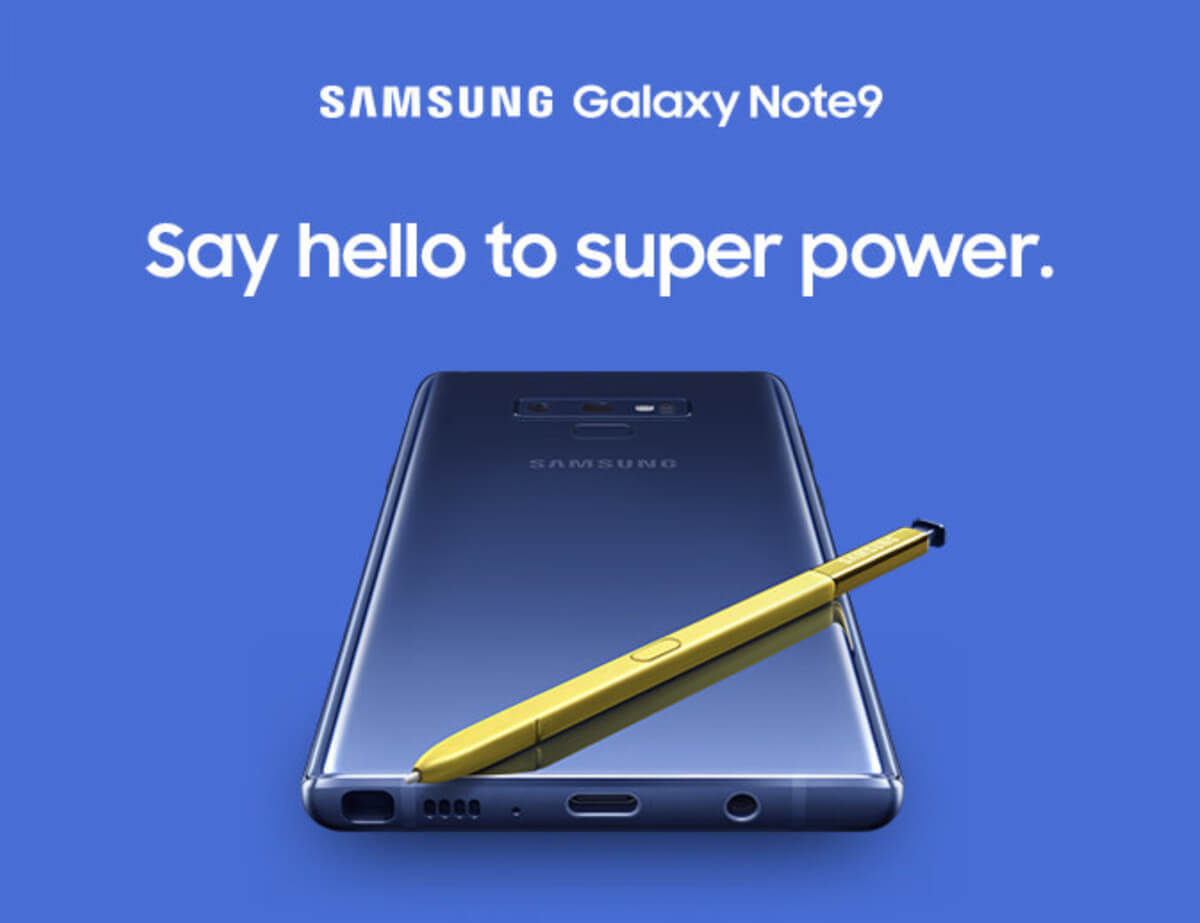 Samsung Galaxy Note 9 Pressebild
