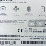 Xiaomi Pocophone F1 Spezifikationen