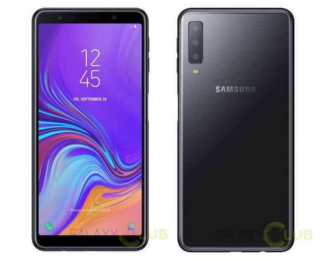 Samsung Galaxy A7 2018 Renderbilder aufgetaucht