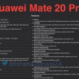 Huawei Mate 20 Pro Spezifikationen