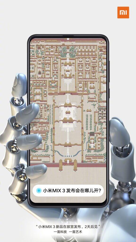 Xiaomi Mi Mix 3 KI-Button