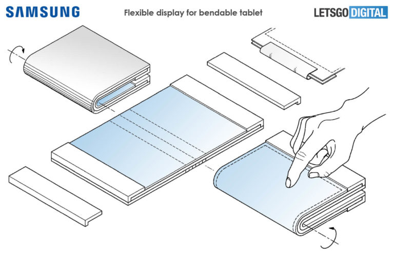 Samsung faltbares Tablet Design