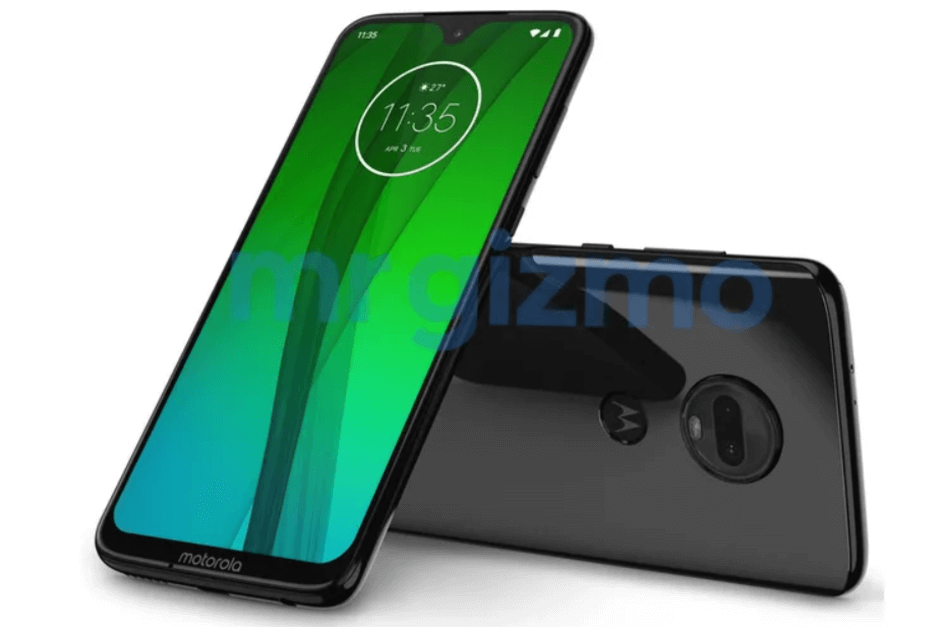 Motorola Moto G7 press-render