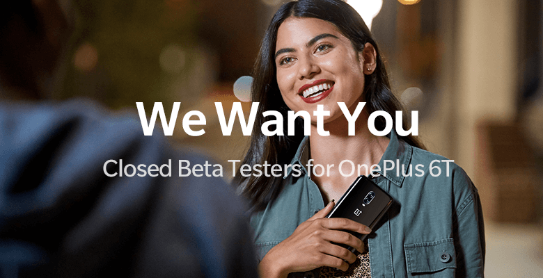 OnePlus 6T Closed Beta Ankündigung