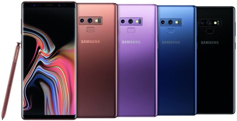 Samsung Galaxy Note 9 Colors