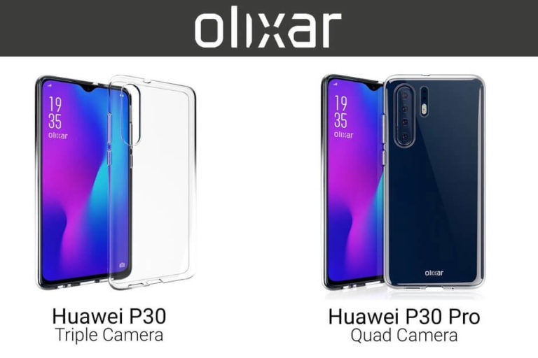 Huawei P30 und P30 Pro: Olixar bestätigt vermutetes Design