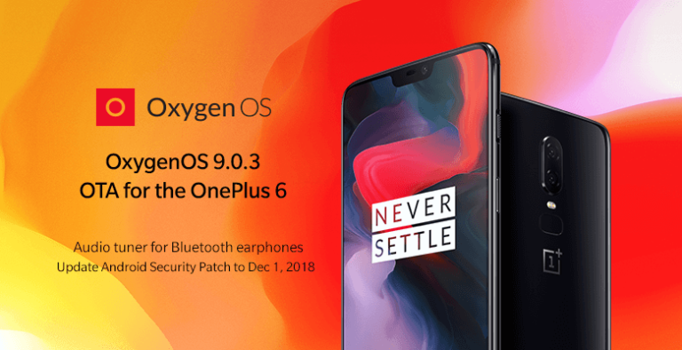 OnePlus 6 OxygenOS 9.0.3 Update verfügbar