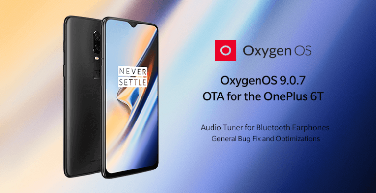 OnePlus 6T OxygenOS 9.0.7 Aktualisierung