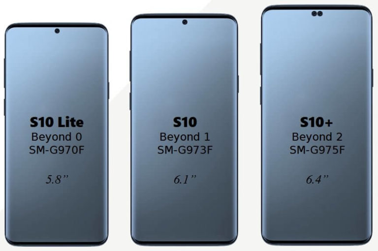 Samsung Galaxy S10-Reihe: Das sind die Akkukapazitäten