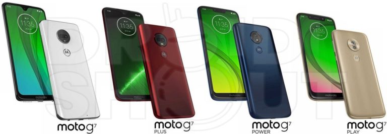 Motorola Moto G7-Reihe Pressebilder