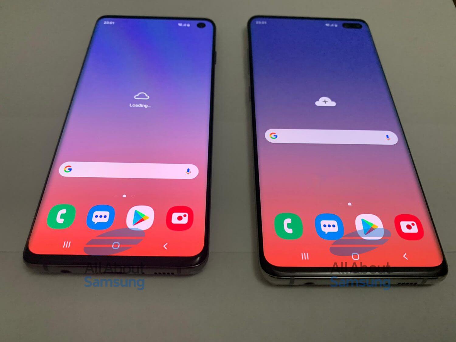 Samsung Galaxy S10 und Galaxy S10+ Live-Bilder