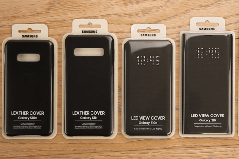 Samsung Galaxy S10: Offizielle Cases zeigen sich im Hands-On Video