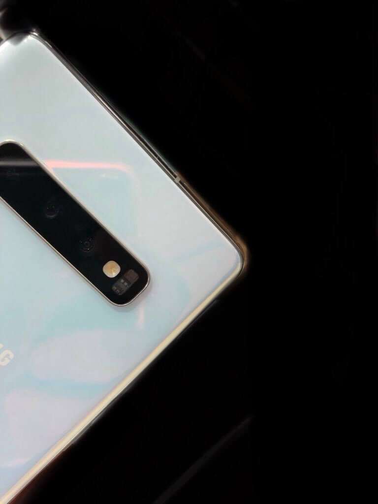 Samsung Galaxy S10 Pearl White Live Bild