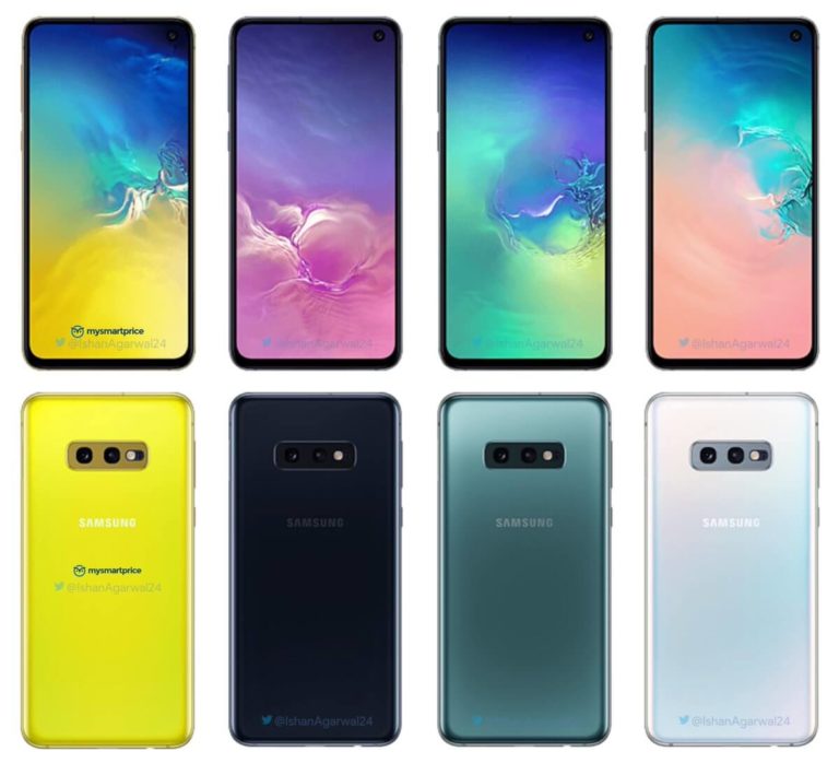 Samsung Galaxy S10 Reihe Farbvarianten