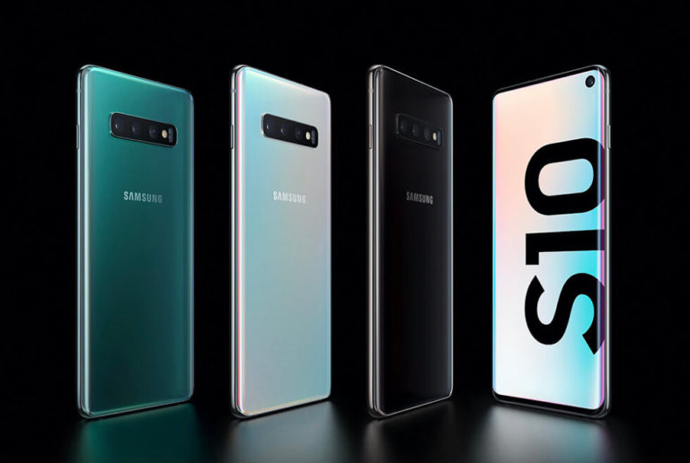 Samsung Galaxy S10 und S10+: Fingerabdrucksensor im Display ist sichtbar