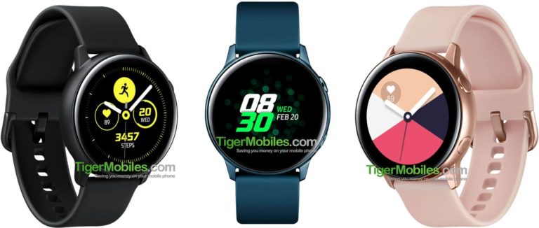 Samsung Galaxy Watch Active: Neue Screenshots, Funktionen und Spezifikationen