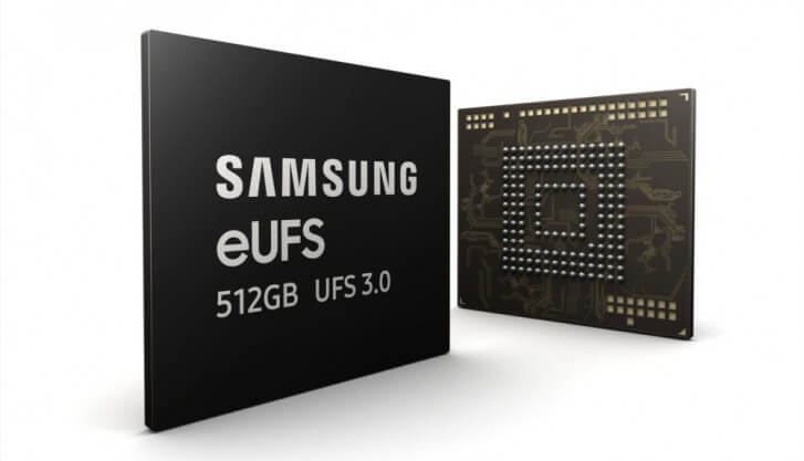 Samsung eUFS 3.0 Speicher