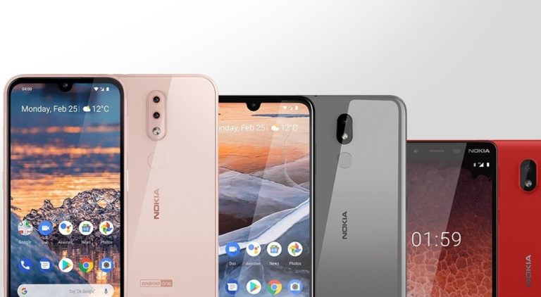 Nokia 4.2, Nokia 3.2 und Nokia 1 Plus Pressebild