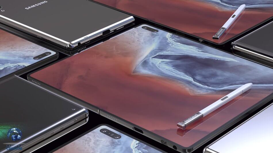 Samsung Galaxy Fold 2 Konzept Render