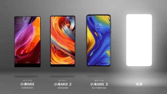 Xiaomi Mi MIX 3S oder 4 Teaser-Poster