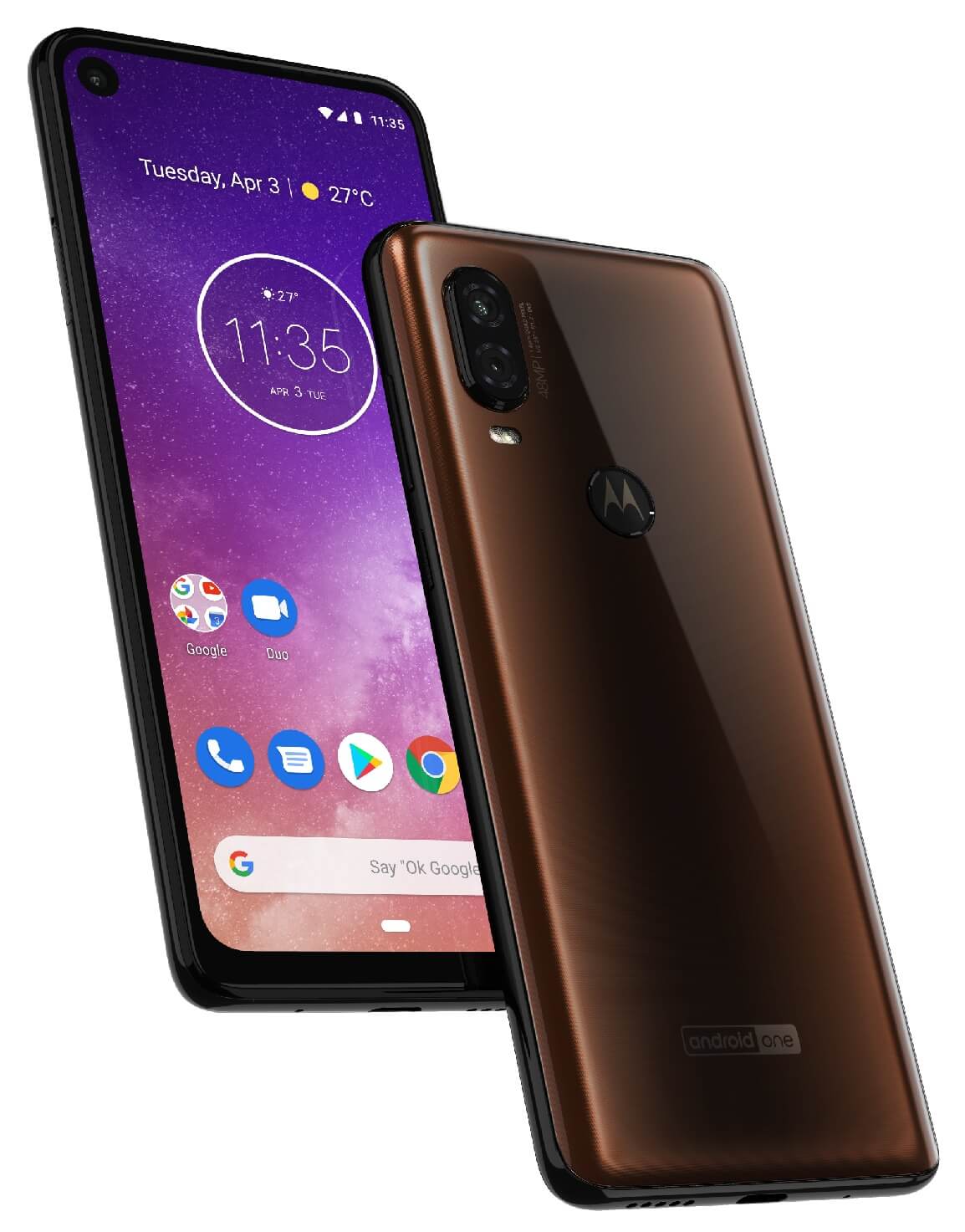 Motorola One Vision Presserender
