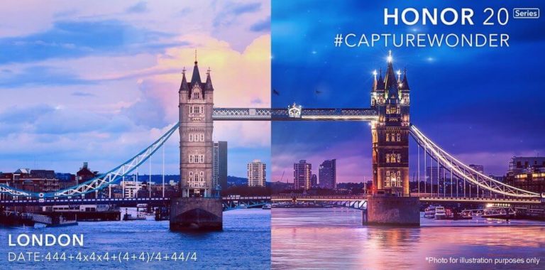 Honor 20 Reihe Release London Teaser