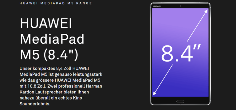 Huawei MediaPad M5 8.4 Android 9 Pie Update ist da