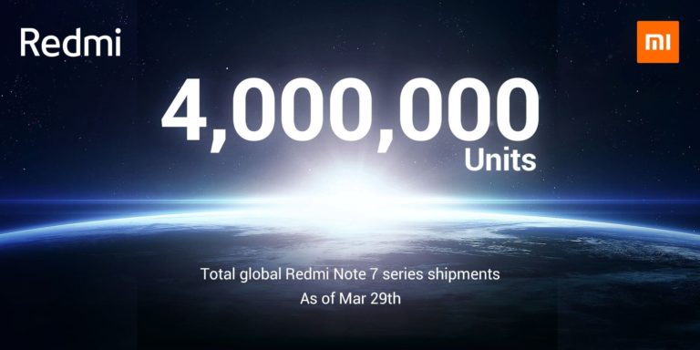 Redmi Note 7 4 Millionen Auslieferungen