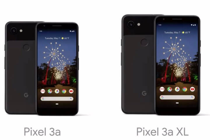 Google Pixel 3a und Pixel 3a XL Pressebild