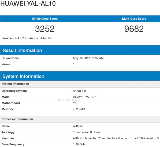 Honor 20 Pro Benchmark