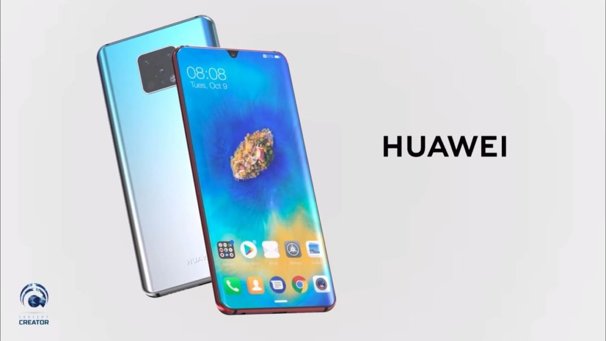 Huawei Mate 30 Konzept-Render