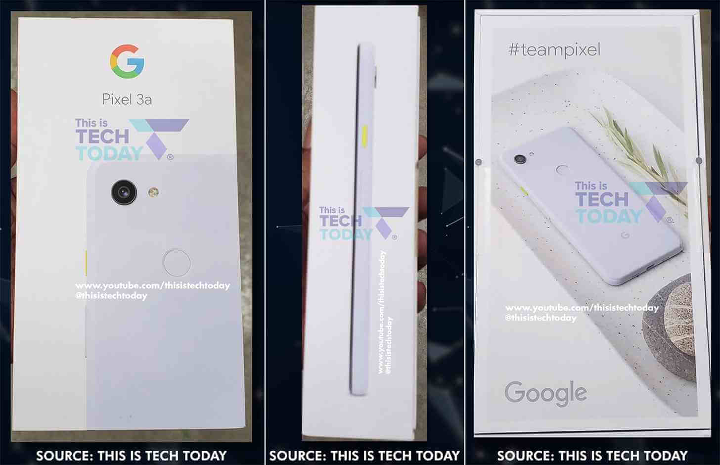 Google Pixel 3a Retail-Verpackung