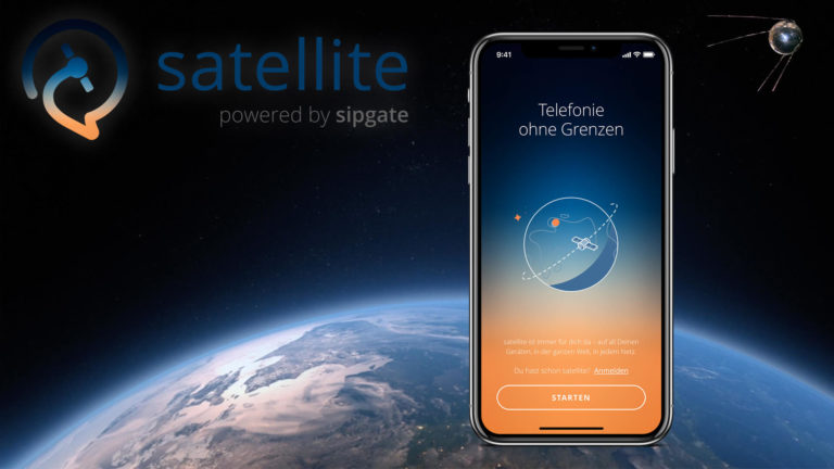 Sipgate satellite für Android gestartet