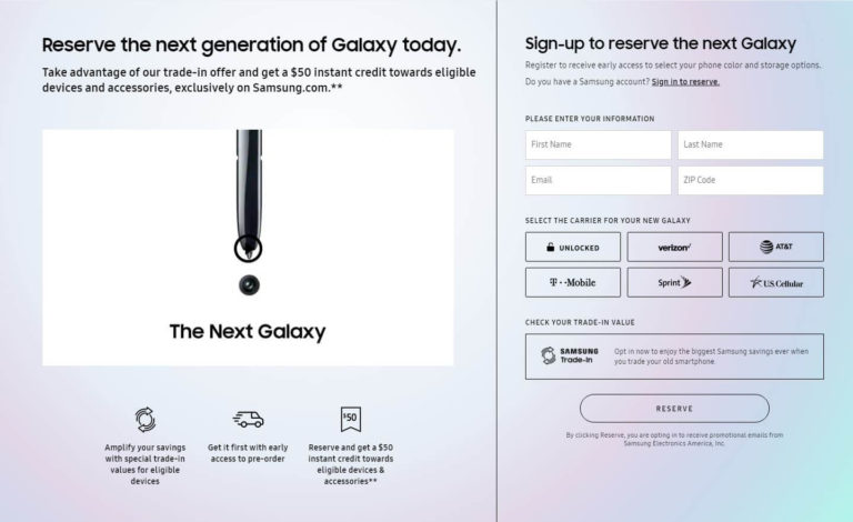 Samsung Galaxy Note 10 Trade-In